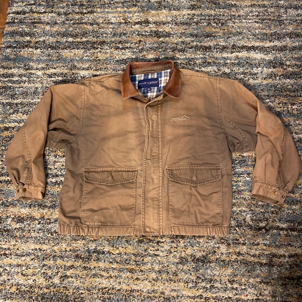 Swingster Yukon Denali canvas jacket size XL distressed